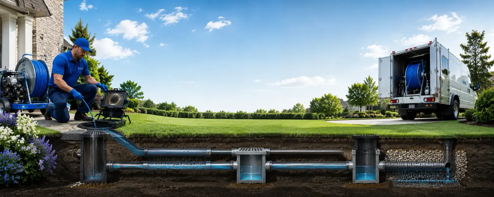 Outdoor drain cleaning information for Alma, KS